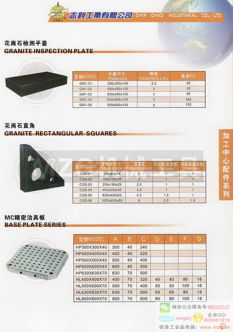 花岗石检测平台,花岗石直角,MC精密治具板