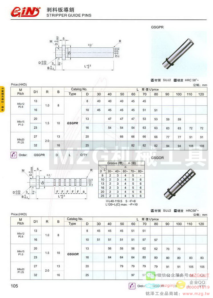 剥料板导销,剥料板导销