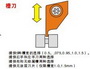 凸轮走心机放射型刀座用刀柄HAO系列切槽刀