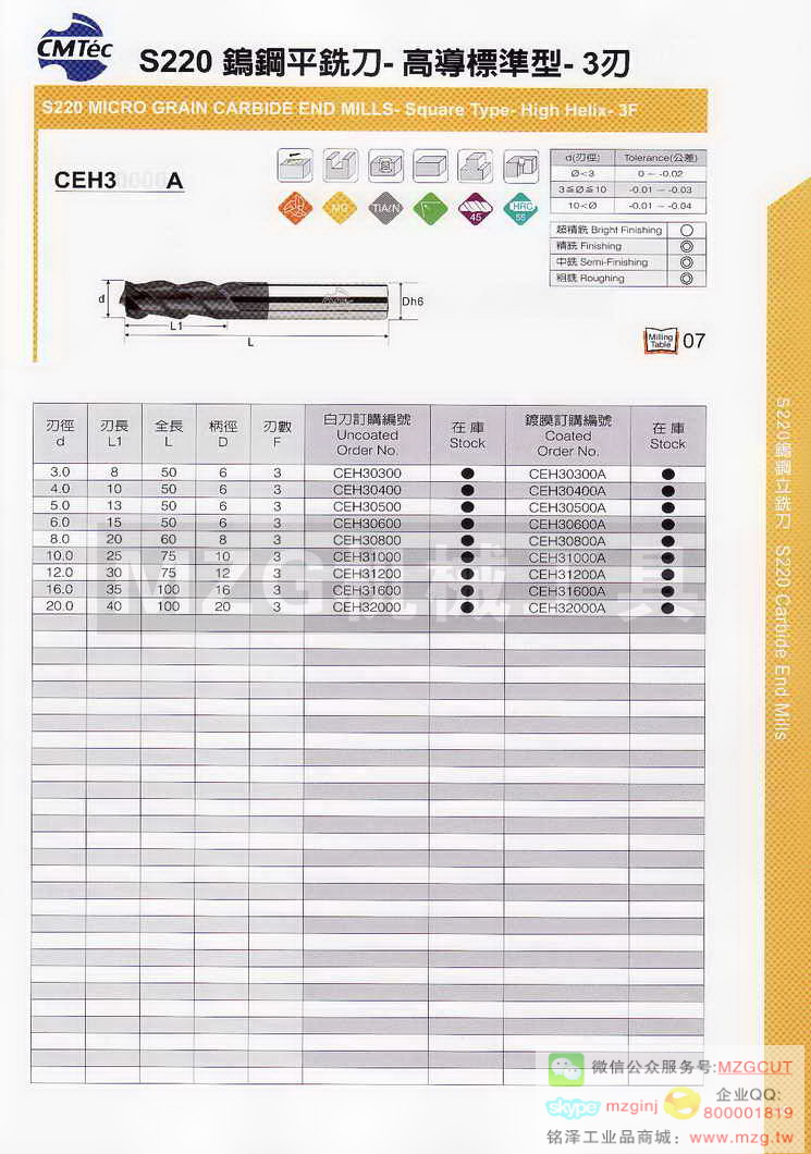 台湾西门德克CMTec刀具系列