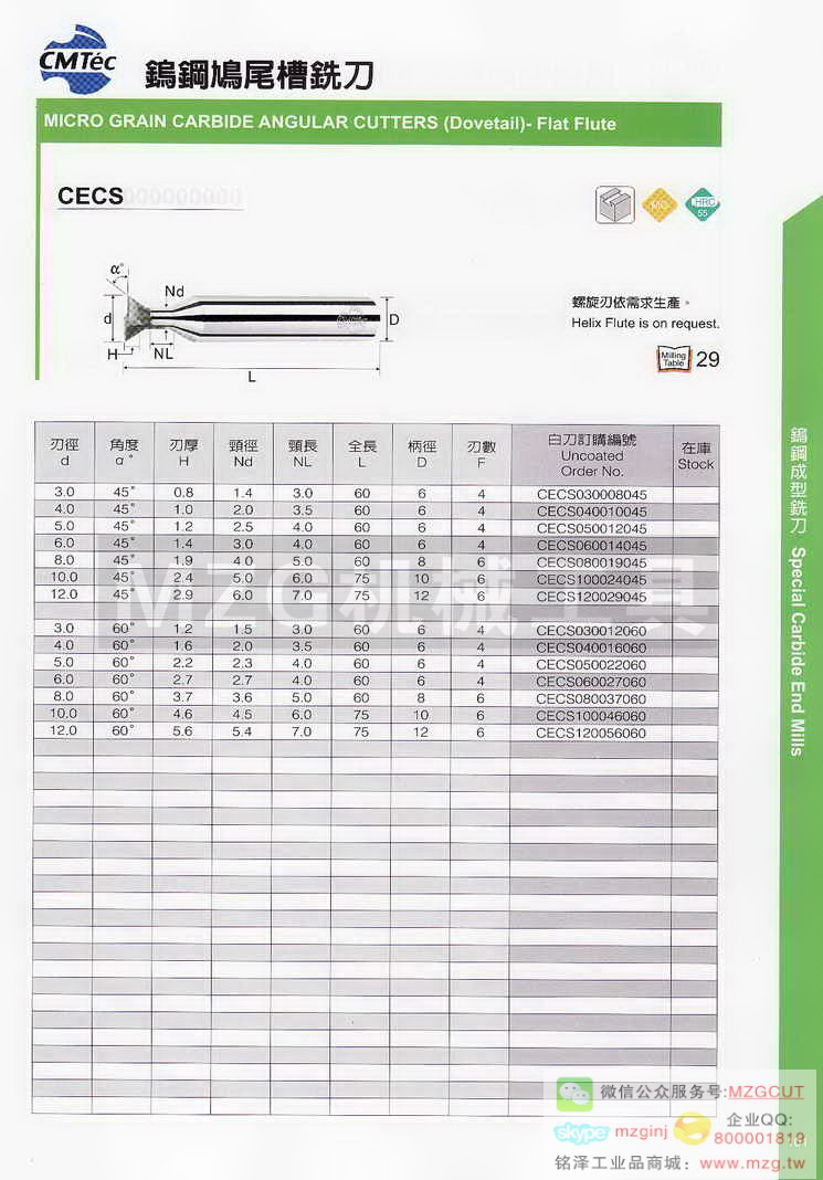 台湾西门德克CMTec刀具系列