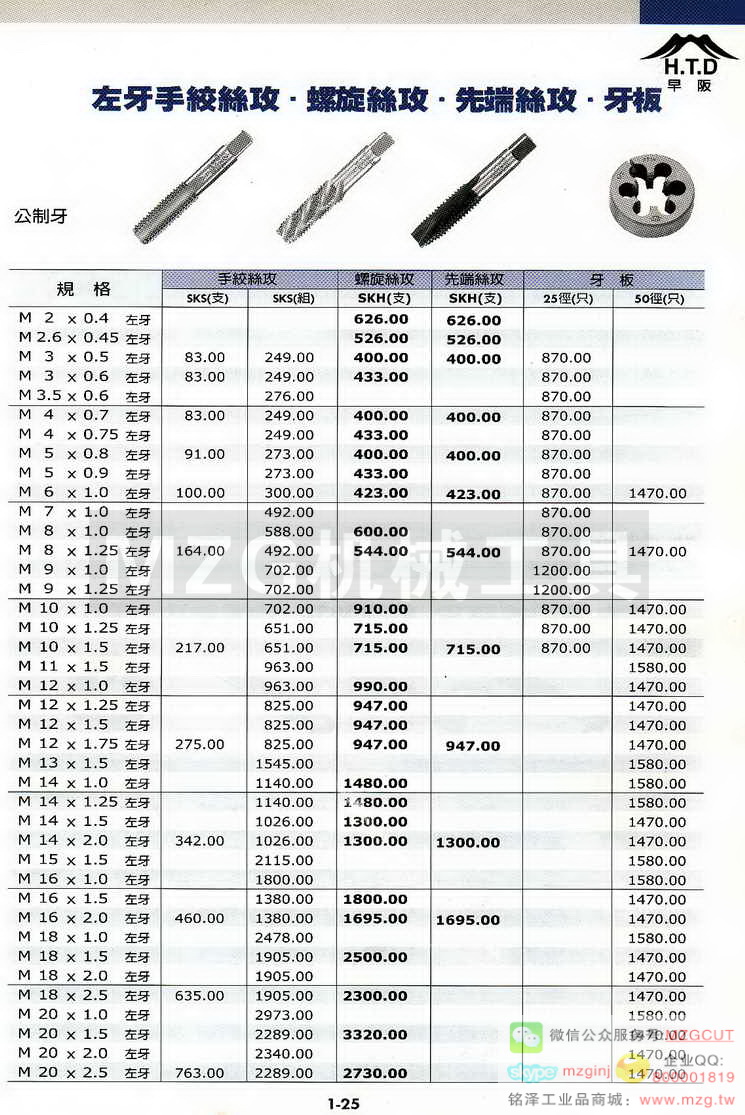 日本富士HTD丝攻,日本富士板牙板牙