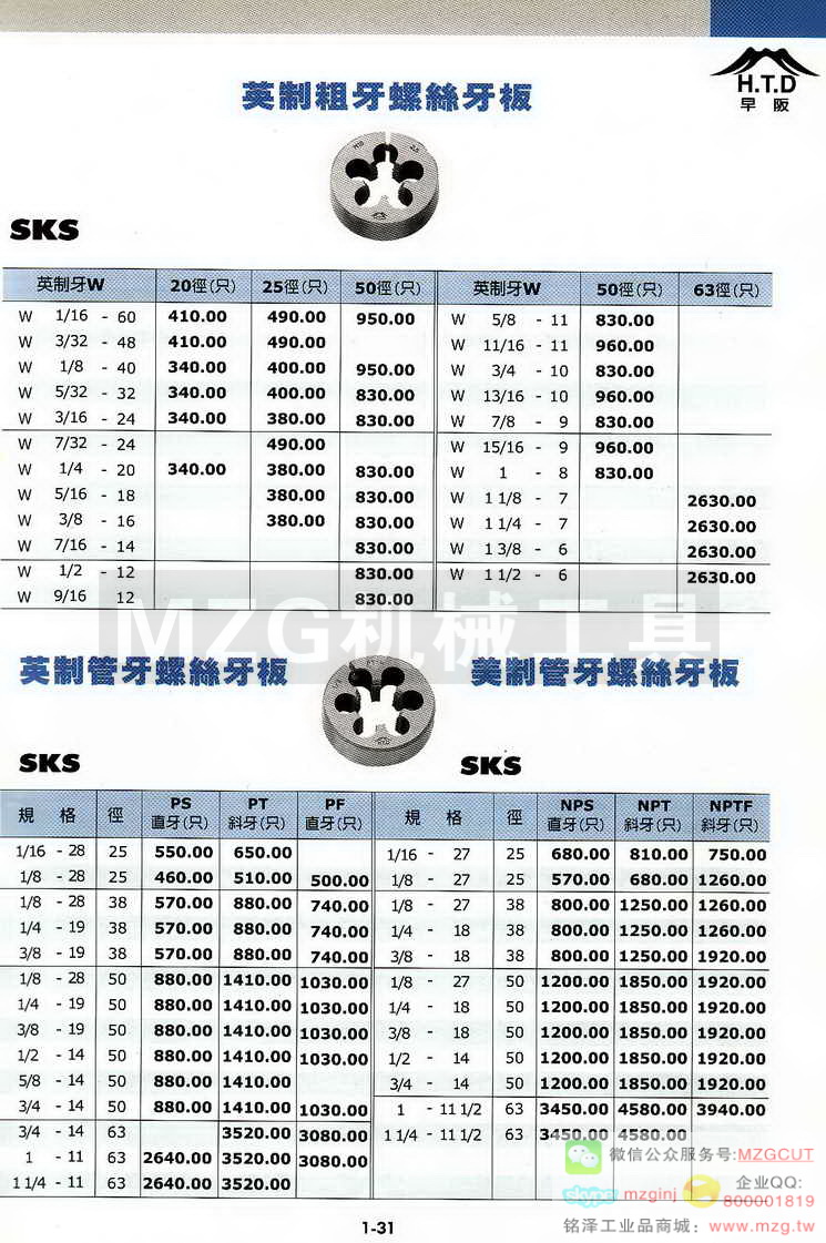 日本富士HTD丝攻,日本富士板牙板牙