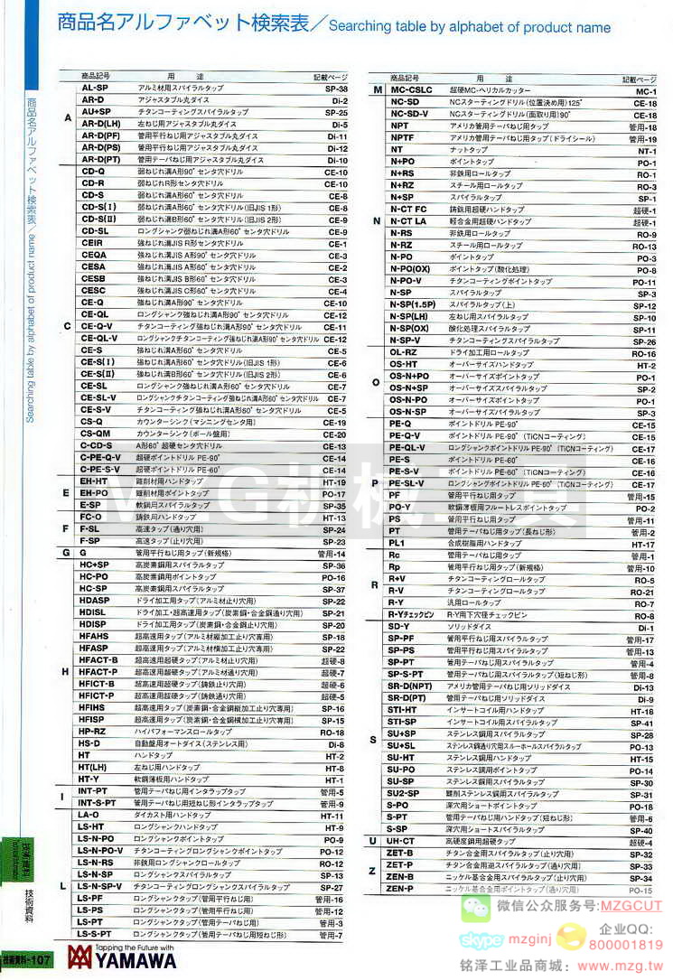 日本YAMAWA切削刀具