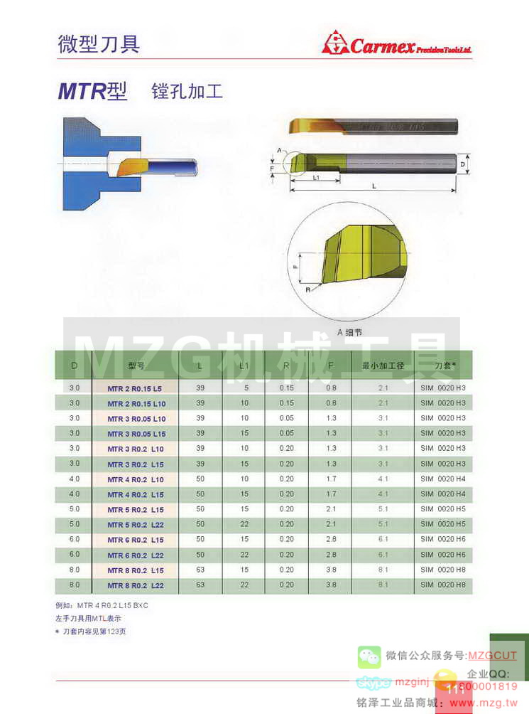 MTR型镗孔加工