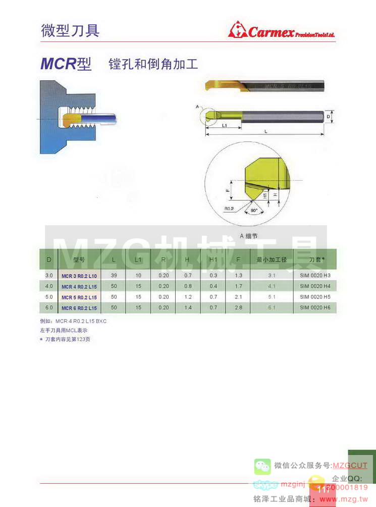 MCR镗孔和仿型加工