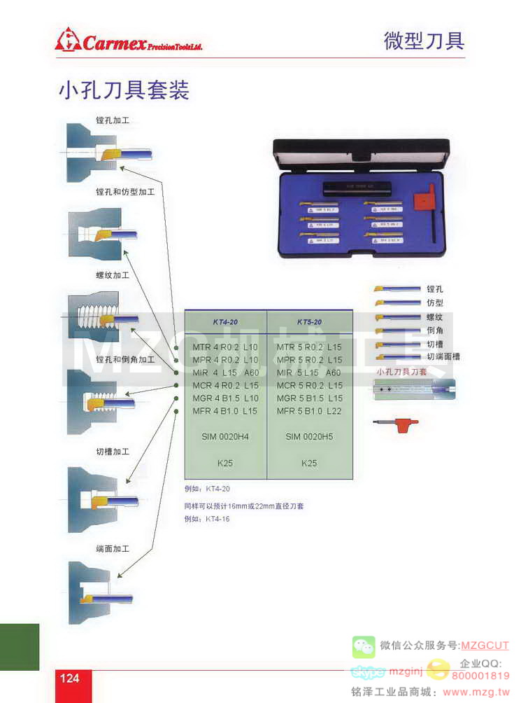 小孔刀具套装