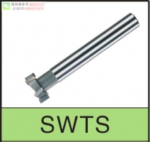 SWTI英制平齿刃模具加工专用焊刃式超微粒钨钢T型铣刀