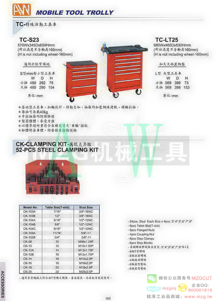 工具车_万能夹具组