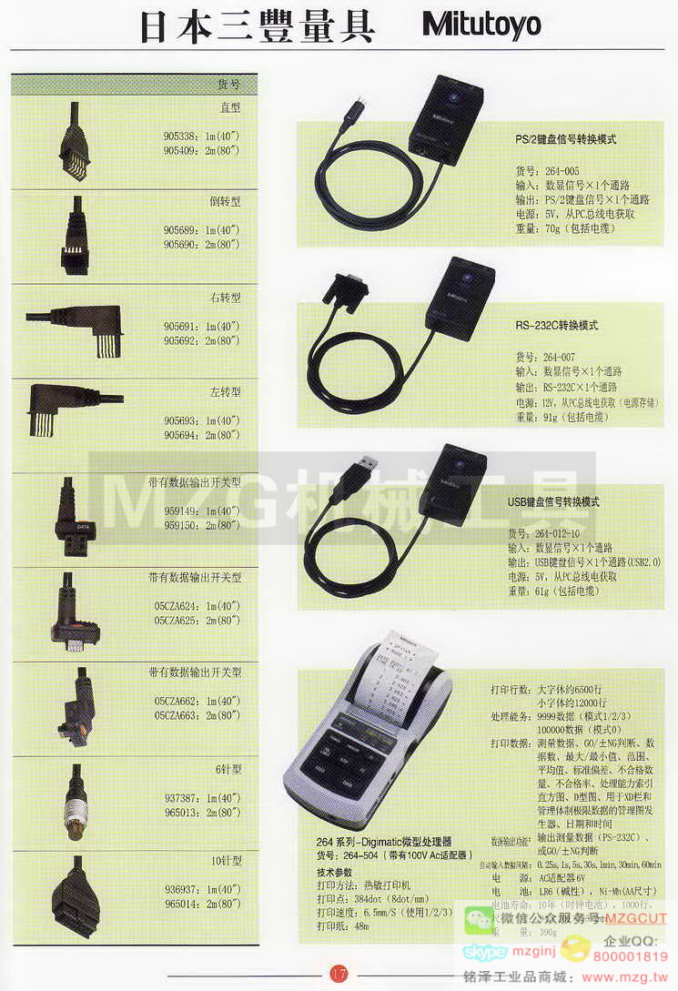 日本三丰Mtutoyo量具